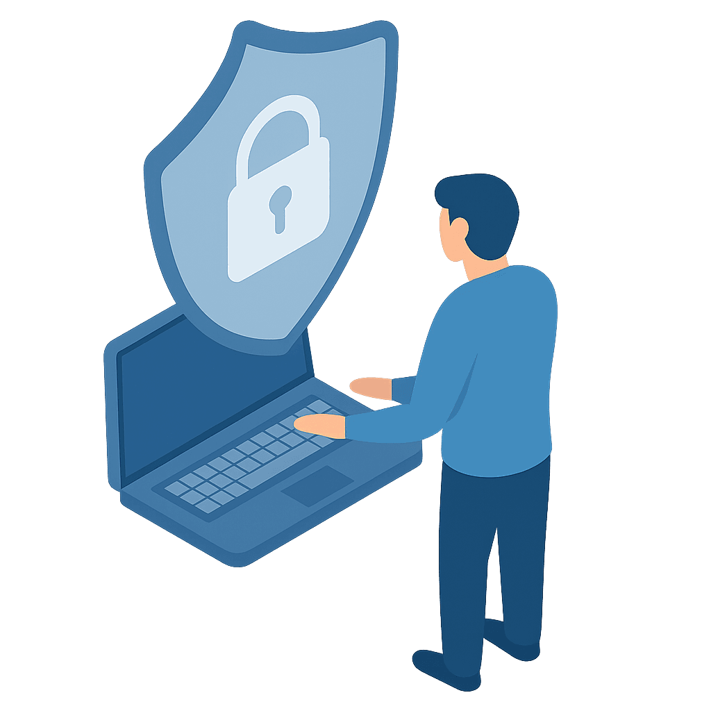 Ilustración de Cyberseguridad