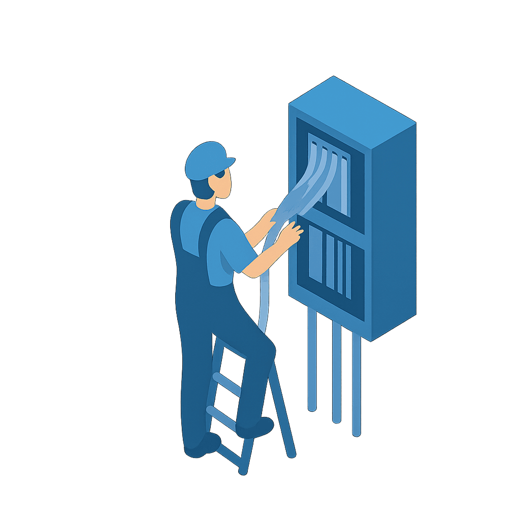 Ilustración de Redes y Conectividad