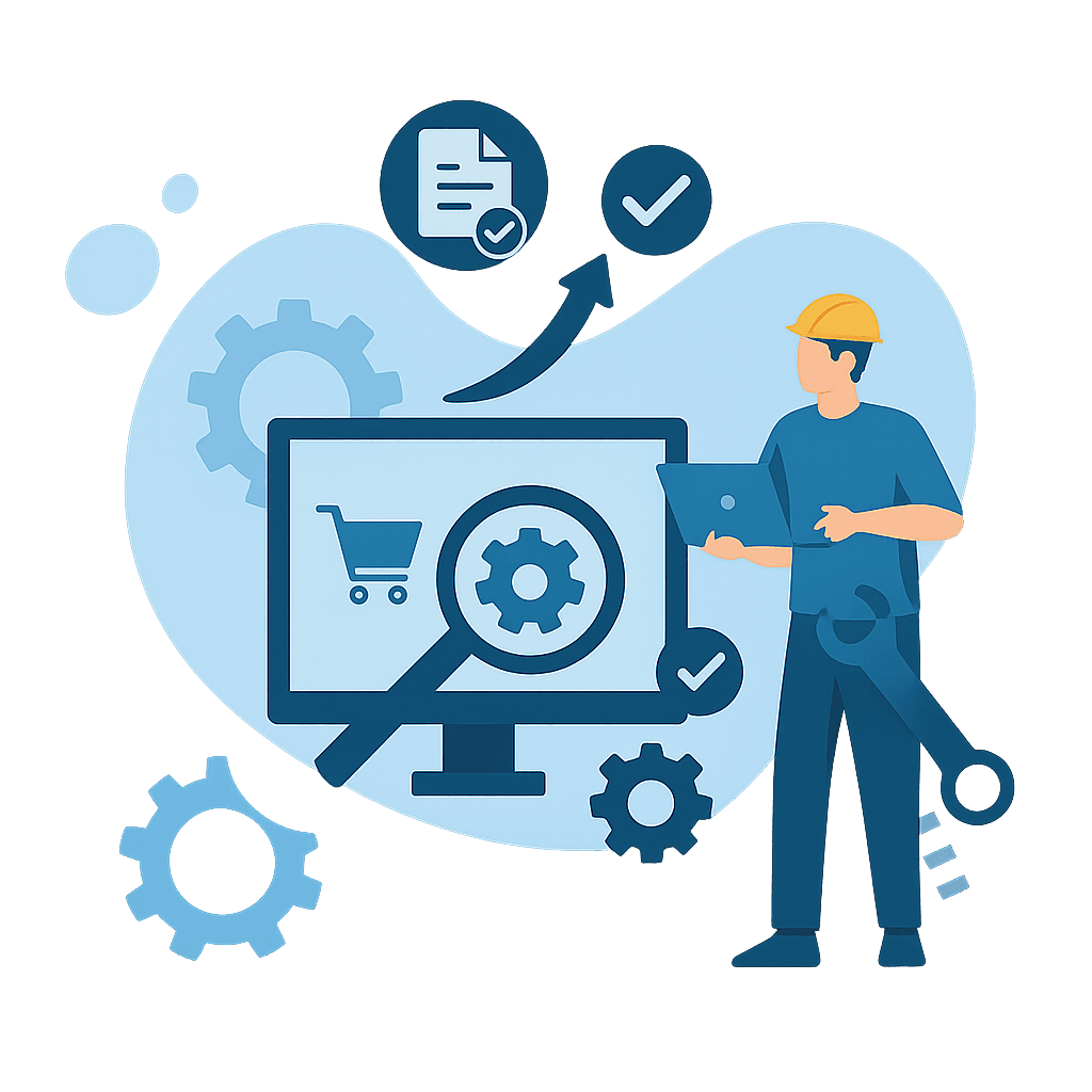 Ilustración de Venta y Suministros